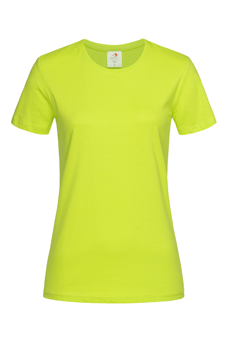 ST2600_BLI Classic-T Fitted Bright Lime