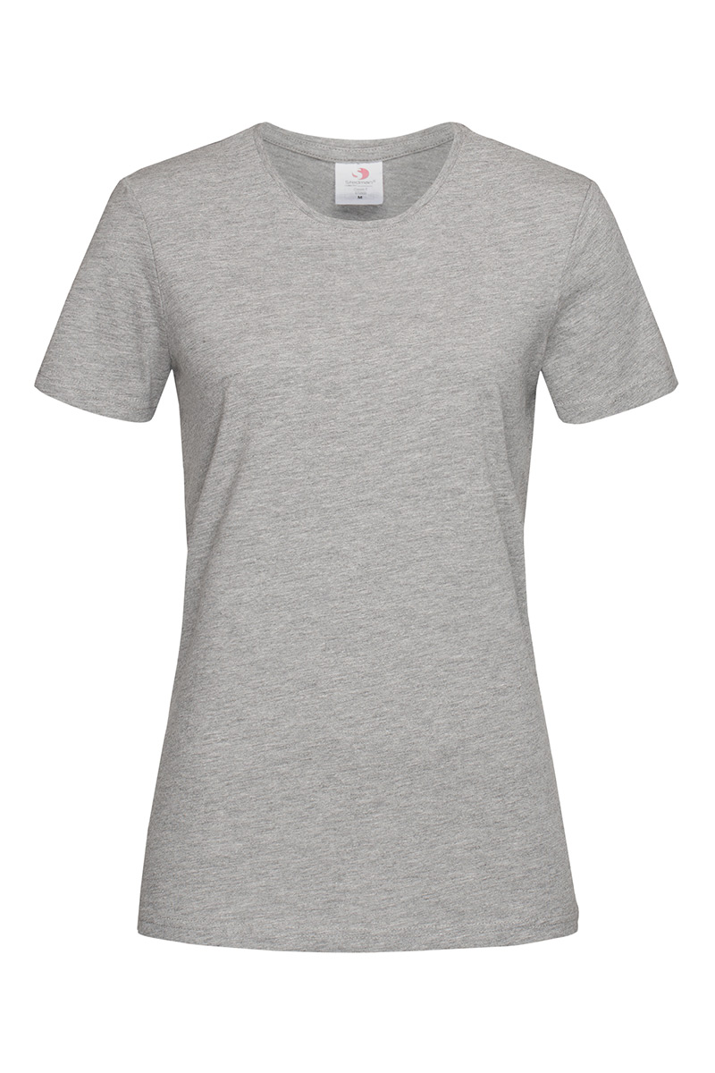 ST2600_GYH Classic-T Fitted Grey Heather