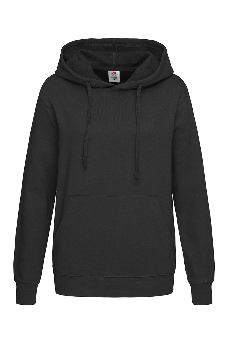 ST4110_BLO Hooded Sweatshirt Black Opal