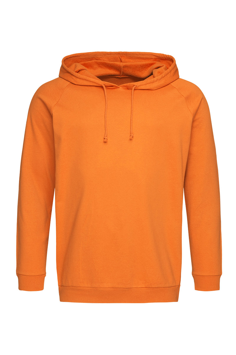 ST4200_ORA Unisex Hooded Sweatshirt Orange