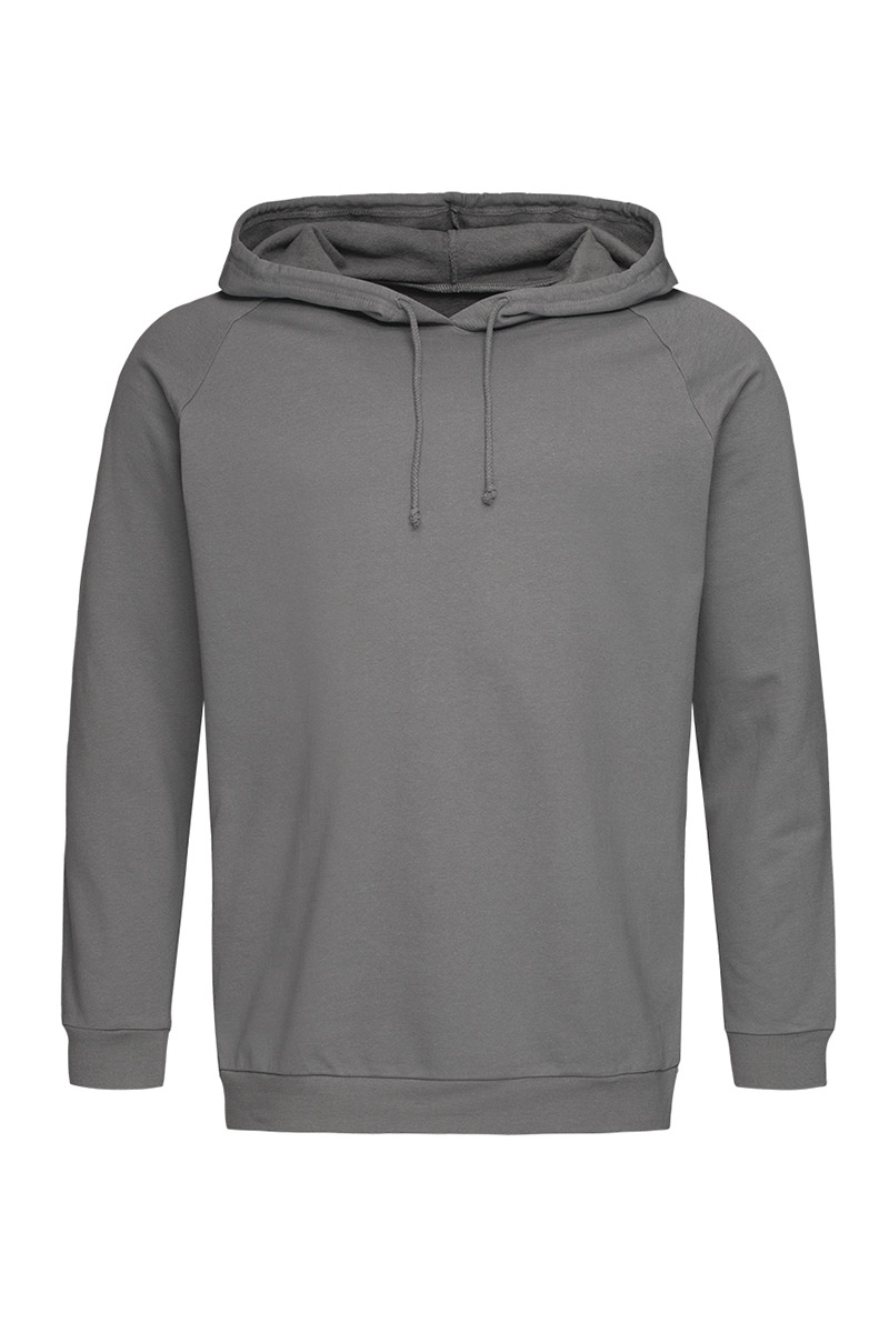 ST4200_RGY Unisex Hooded Sweatshirt Real Grey
