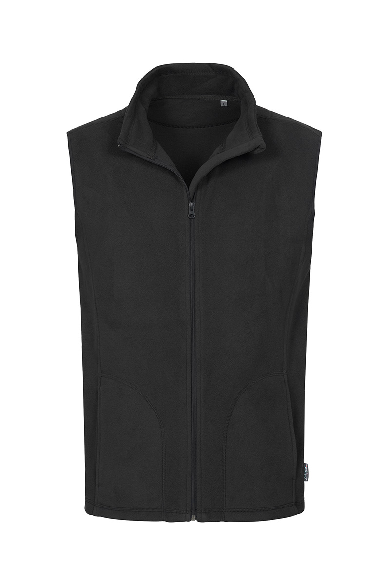 ST5010_BLO Fleece Vest Black Opal