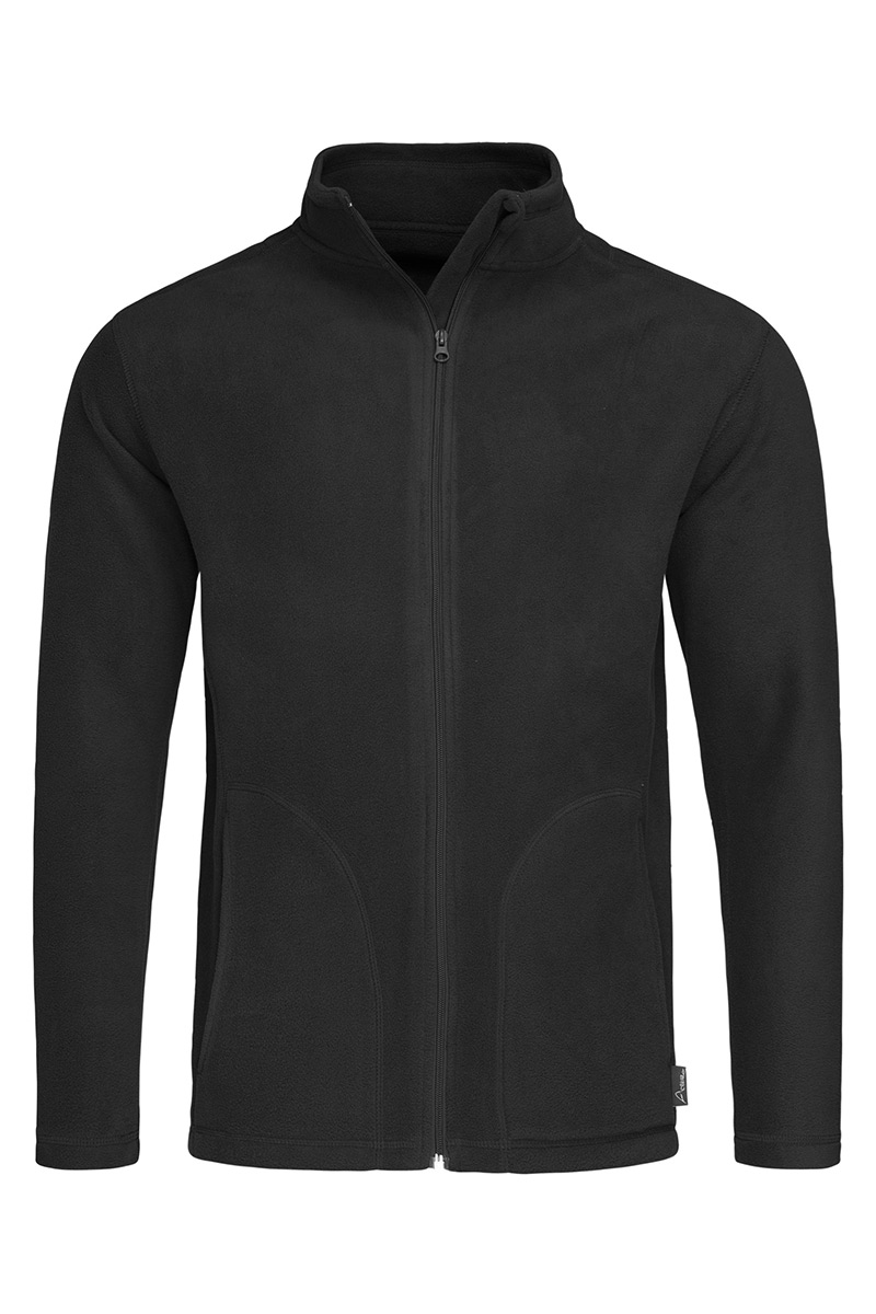 ST5030_BLO Fleece Jacket Black Opal
