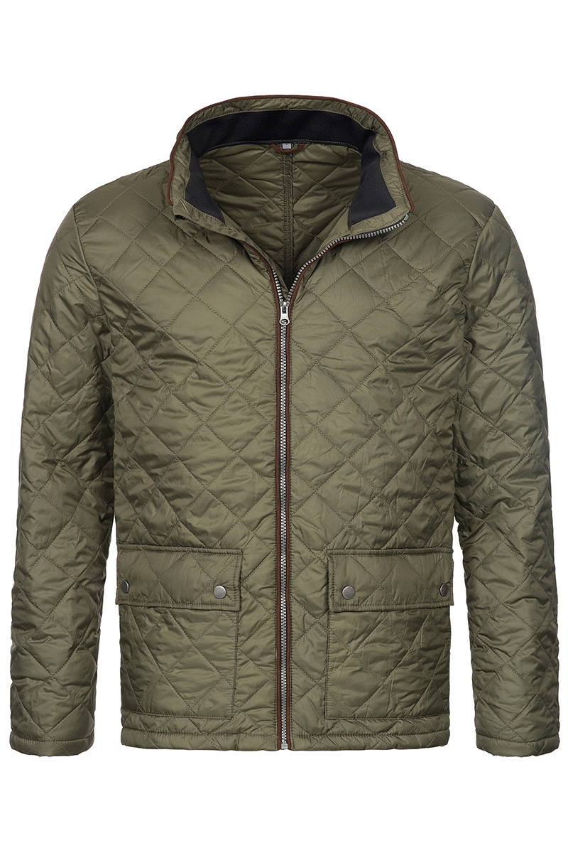 ST5260_MIL Quilted Jacket Military Green