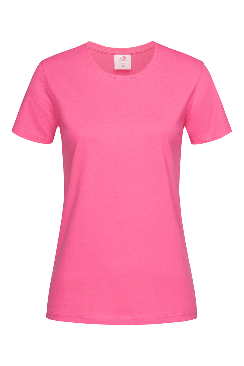 ST2600_SPK Classic-T Fitted Sweet Pink