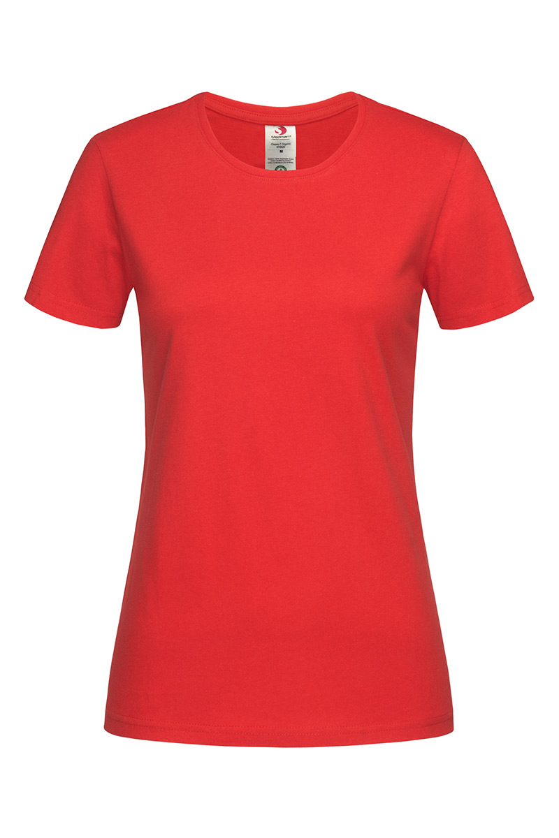 ST2620_SRE Classic-T Organic Scarlet Red