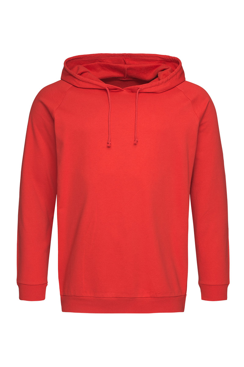 ST4200_SRE Unisex Hooded Sweatshirt Scarlet Red