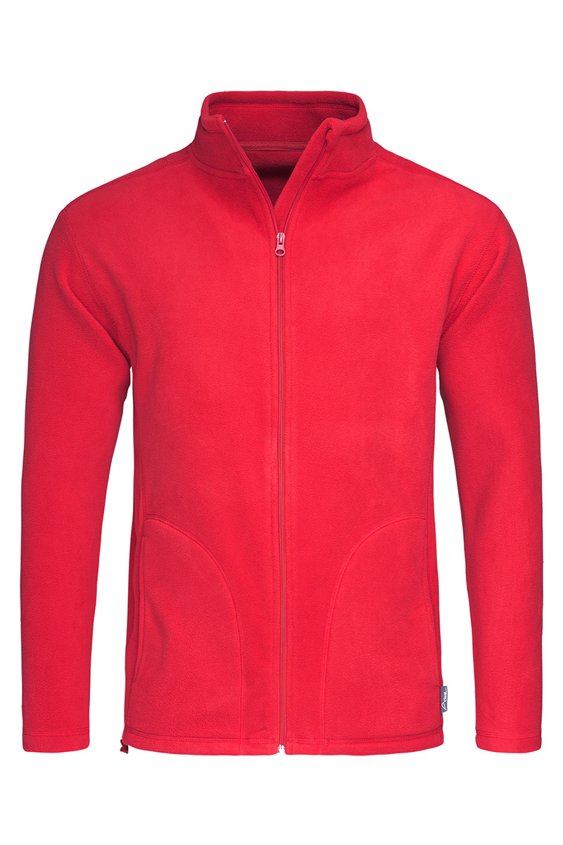 ST5030_SRE Fleece Jacket Scarlet Red