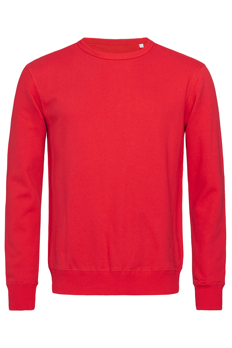 ST5620_CSR Sweatshirt Crimson Red